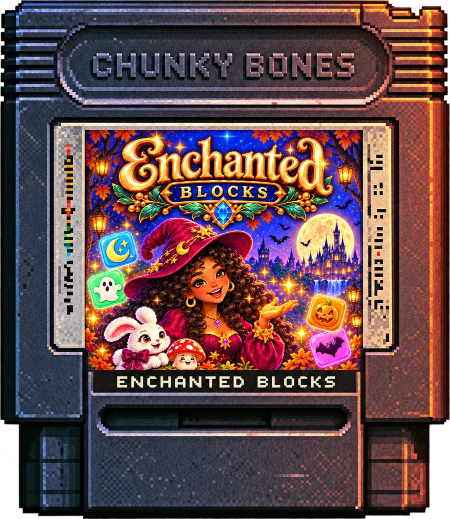 Enchanted Blocks game cartridge