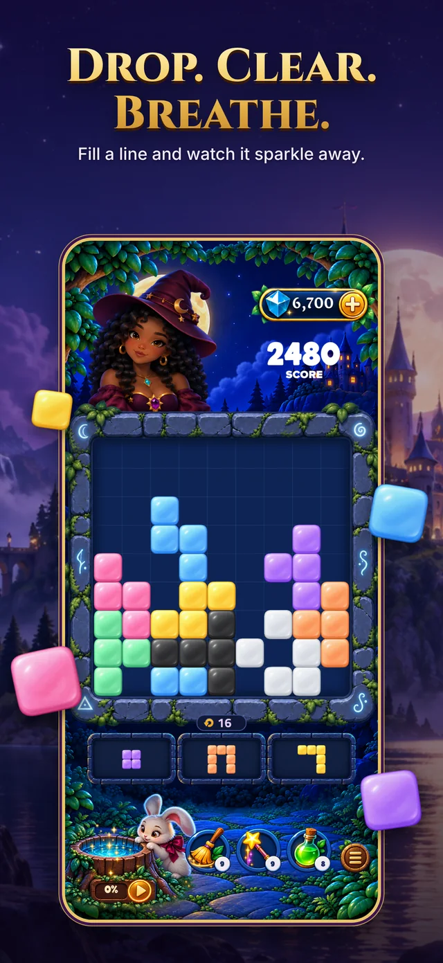 Casual gameplay screen
