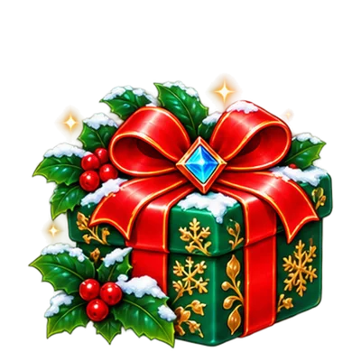 The Christmas gift box